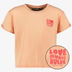 TwoDay Meisjes T-shirt met backprint roze Clearance