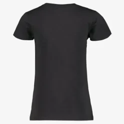 TwoDay Meisjes T-shirt met frontprint zwart Hot