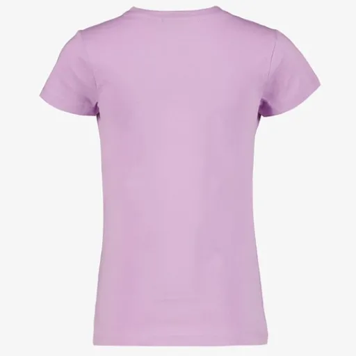 TwoDay Meisjes T-shirt met tijgerkop lila Outlet