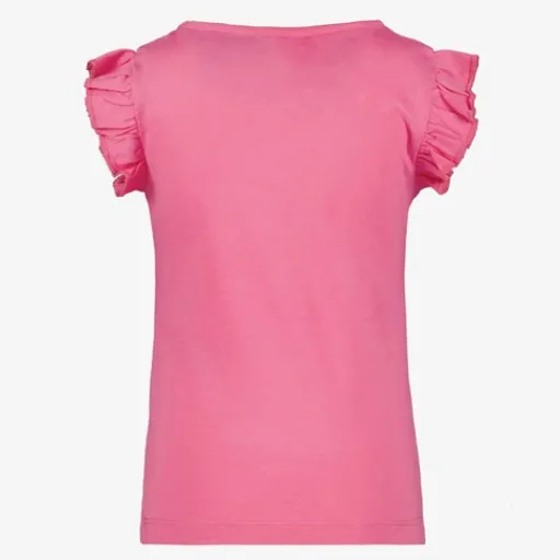 TwoDay Meisjes T-shirt met vlinders roze Best