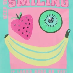 TwoDay Meisjes T-shit met fruit blauw Outlet