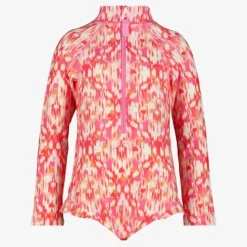 Osaga Meisjes UV badpak met lange mouwen roze Sale