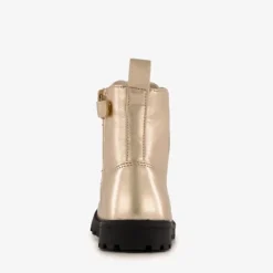 Blue Box Meisjes veterboots goud