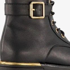 Blue Box Meisjes veterboots met gesp zwart Online