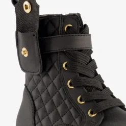 Blue Box Meisjes veterboots met tasje zwart Clearance