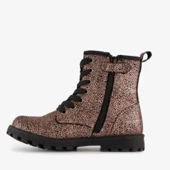 Blue Box Meisjes veterboots metallic roze zwart Online