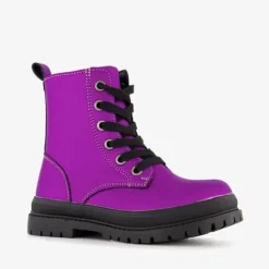 Blue Box Meisjes veterboots paars Clearance