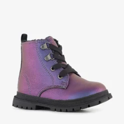 Blue Box Meisjes veterboots roze paars Hot