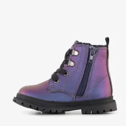 Blue Box Meisjes veterboots roze paars Hot