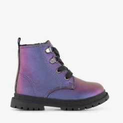 Blue Box Meisjes veterboots roze paars Hot