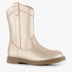 Blue Box Meisjes western boots metallic goud New
