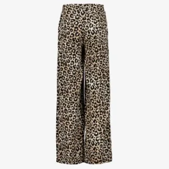 MyWay Meisjes wide leg broek met luipaardprint New