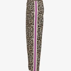 MyWay Meisjes wide leg broek met luipaardprint New