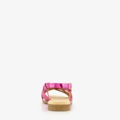 Blue Box Metallic dames sandalen fuchsia roze Online