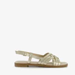 Blue Box Metallic dames sandalen goud New