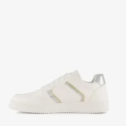 Blue Box Metallic dames sneakers wit zilver Outlet