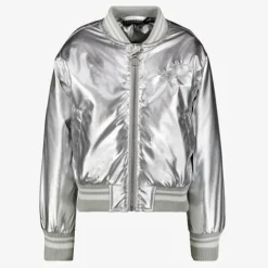 TwoDay Metallic meisjes bomberjack zilver Discount