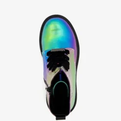 Wednesday Metallic meisjes veterboots multicolor