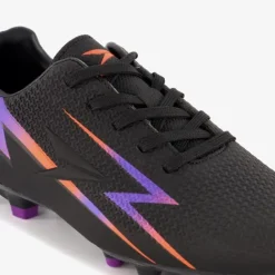 Dutchy MG kinder voetbalschoenen zwart paars Hot