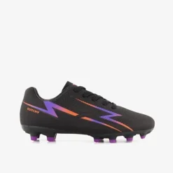 Dutchy MG kinder voetbalschoenen zwart paars Hot