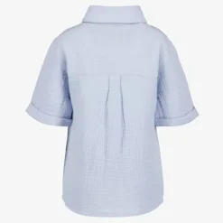 Unsigned Mousseline jongens shirt lichtblauw Sale