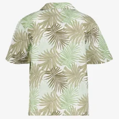 Name it jongens shirt met botanische print groen Hot