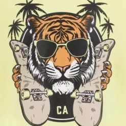 Name it jongens T-shirt Tijger geel Best