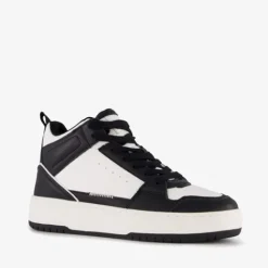 Only Shoes hoge dames sneakers wit zwart