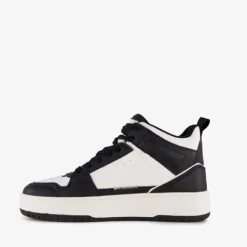 Only Shoes hoge dames sneakers wit zwart