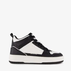 Only Shoes hoge dames sneakers wit zwart
