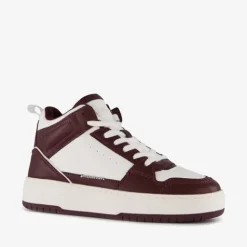 Only Shoes hoge dames sneakers wit rood Discount