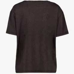 TwoDay Oversized dames T-shirt acid wash zwart