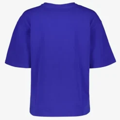 TwoDay Oversized dames T-shirt met strass blauw Outlet