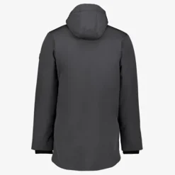 Kjelvik Padded heren softshell jas grijs New