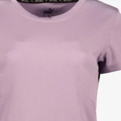 Puma Performance dames sport T-shirt lichtpaars Outlet