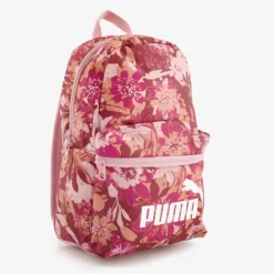 Puma Phase AOP rugzak roze met bloemenprint 13 liter Best