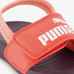 Puma Popcat 20 Backstrap kinder badslippers rood