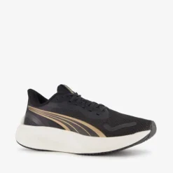 Puma Pounce Lite dames hardloopschoenen zwart goud Hot
