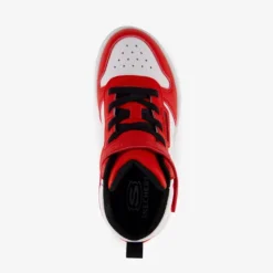 Skechers Quick Street jongens sneakers rood wit Discount