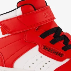 Skechers Quick Street jongens sneakers rood wit Discount