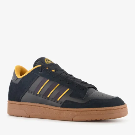 Adidas Rapid Court Low heren sneakers zwart geel Best