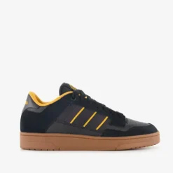 Adidas Rapid Court Low heren sneakers zwart geel Best
