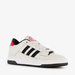 Adidas Rapid Court Low kinder sneakers grijs rood Sale