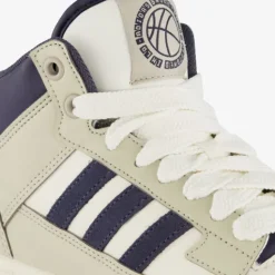 Adidas Rapid Court Mid jongens sneakers grijs blauw Discount