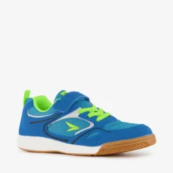 Dutchy Rebound kinder zaalschoenen blauw groen Outlet
