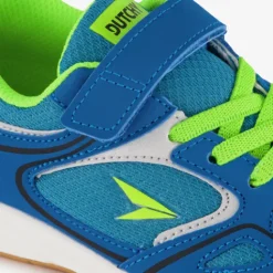 Dutchy Rebound kinder zaalschoenen blauw groen Outlet