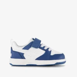 Puma Rebound V6 LO jongens sneakers wit blauw