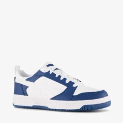Puma Rebound V6 LO jongens sneakers wit blauw Best