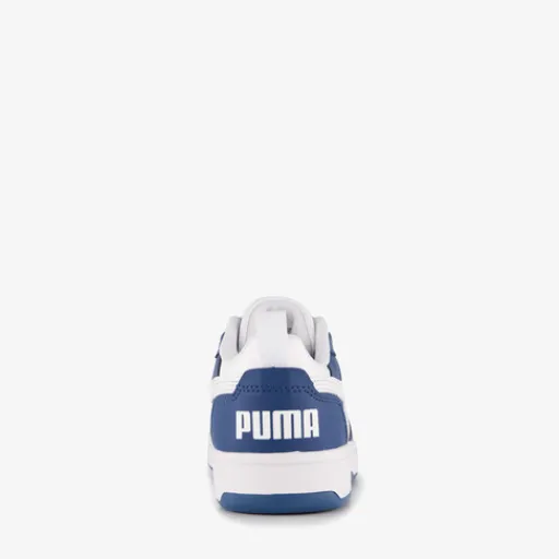 Puma Rebound V6 LO jongens sneakers wit blauw Best