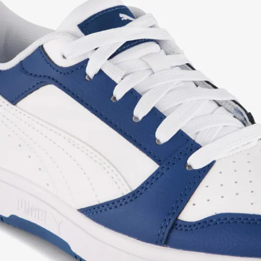 Puma Rebound V6 LO jongens sneakers wit blauw Best
